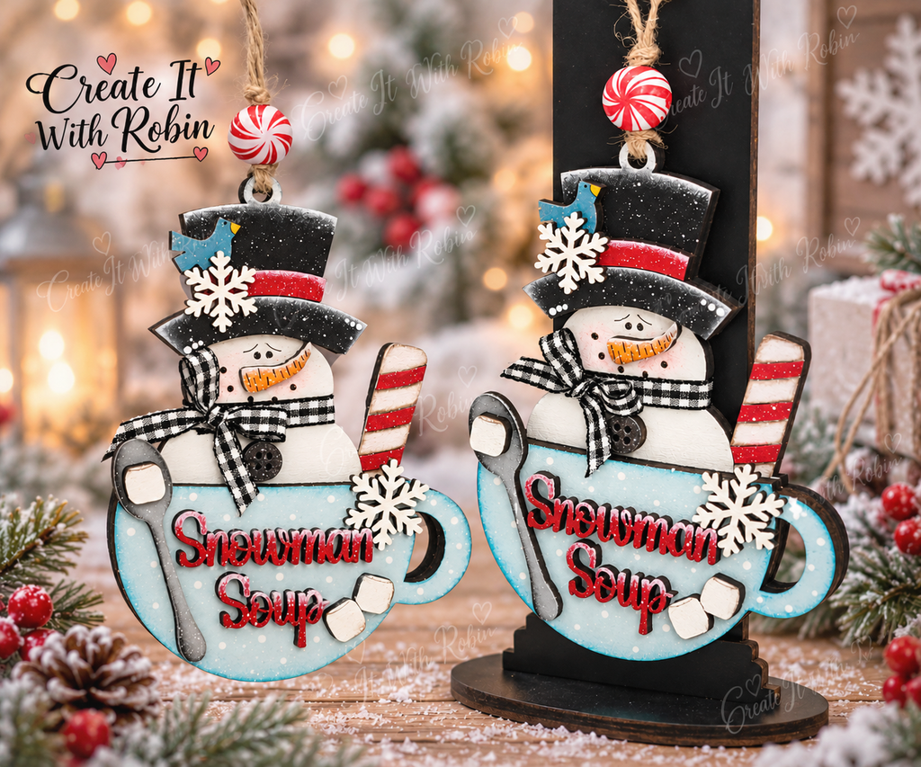 Snowman Soup Ornament Kit