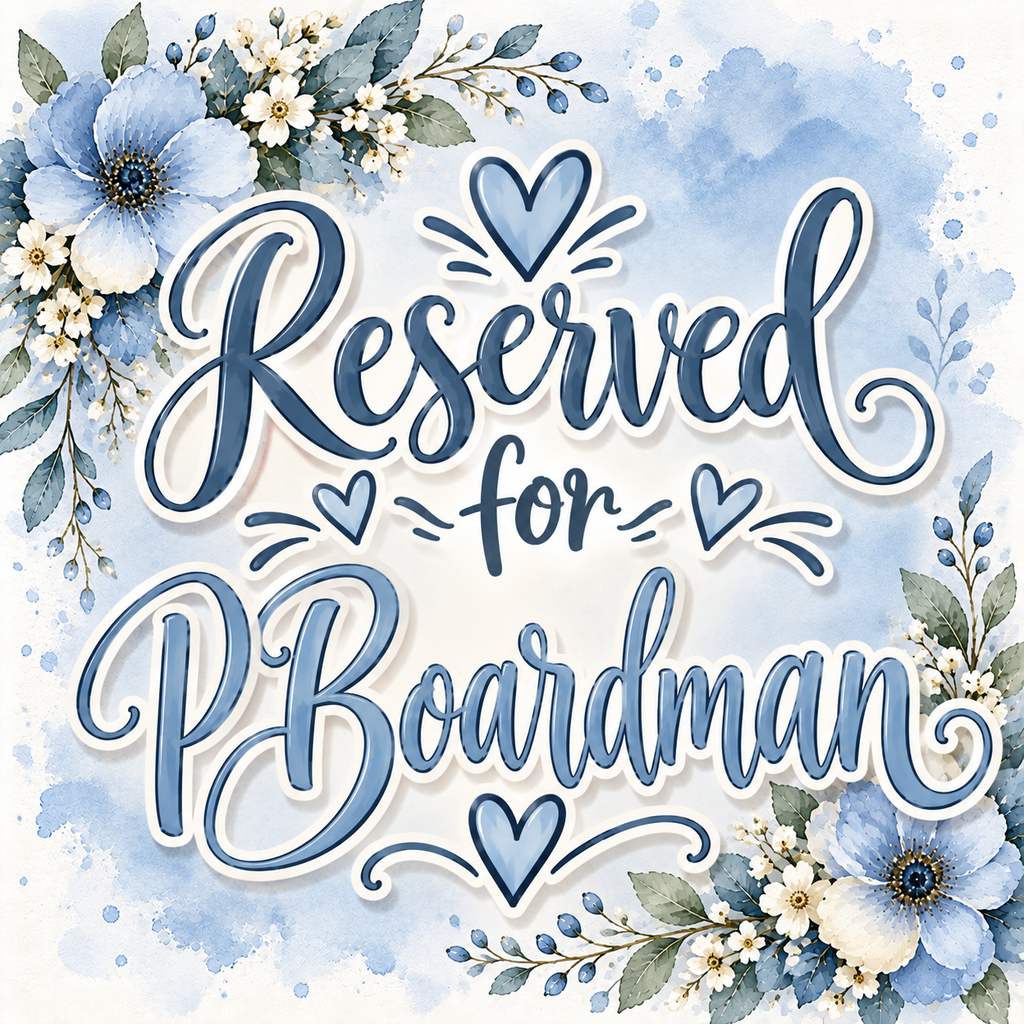 Reserved for P.Boardman