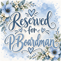 Reserved for P.Boardman