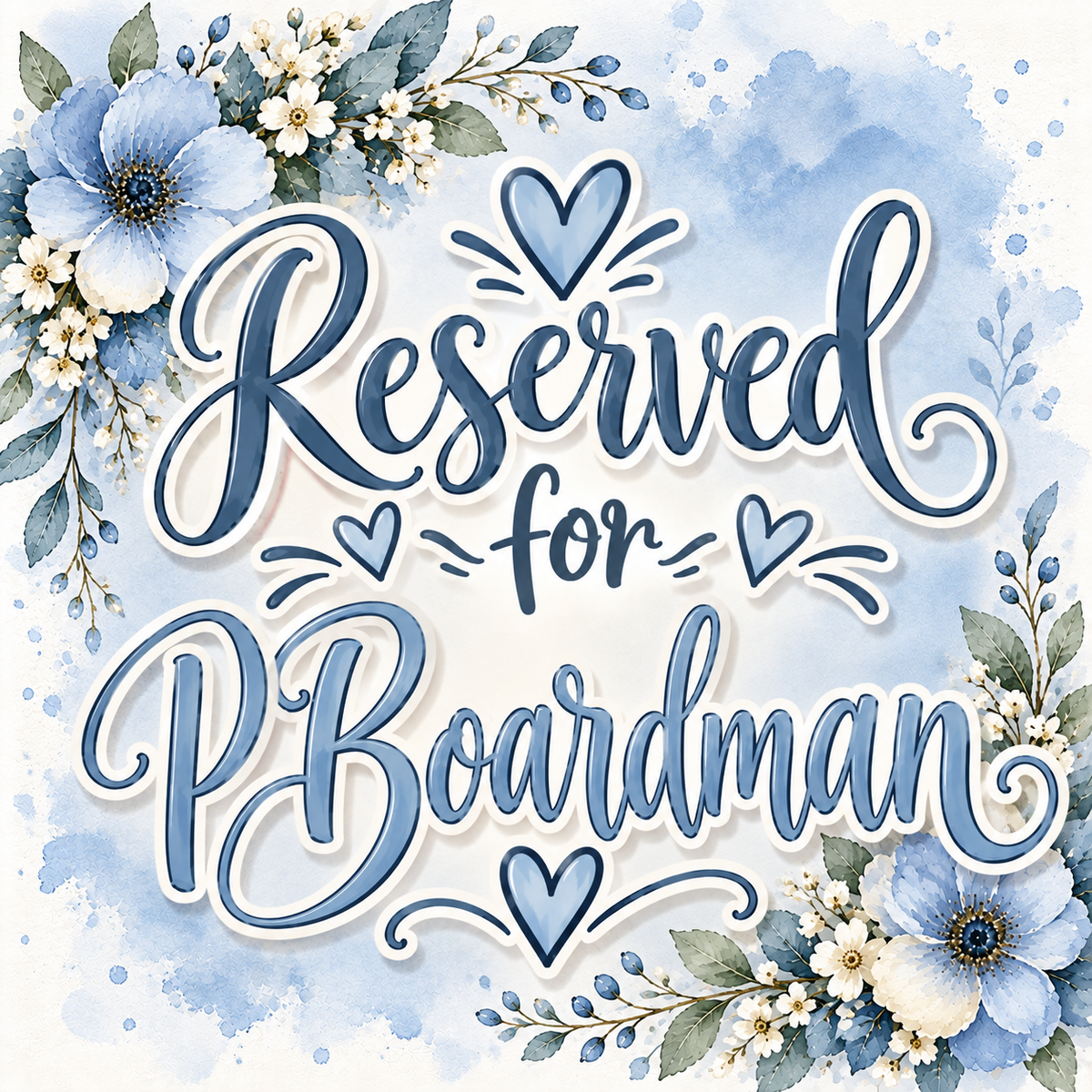 Reserved for P.Boardman