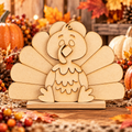 🦃 Little Turkey Shelf Sitter Wood Blank