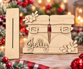 🎄 Jolly Boots Wood Blank Shelf Sitter 🎄