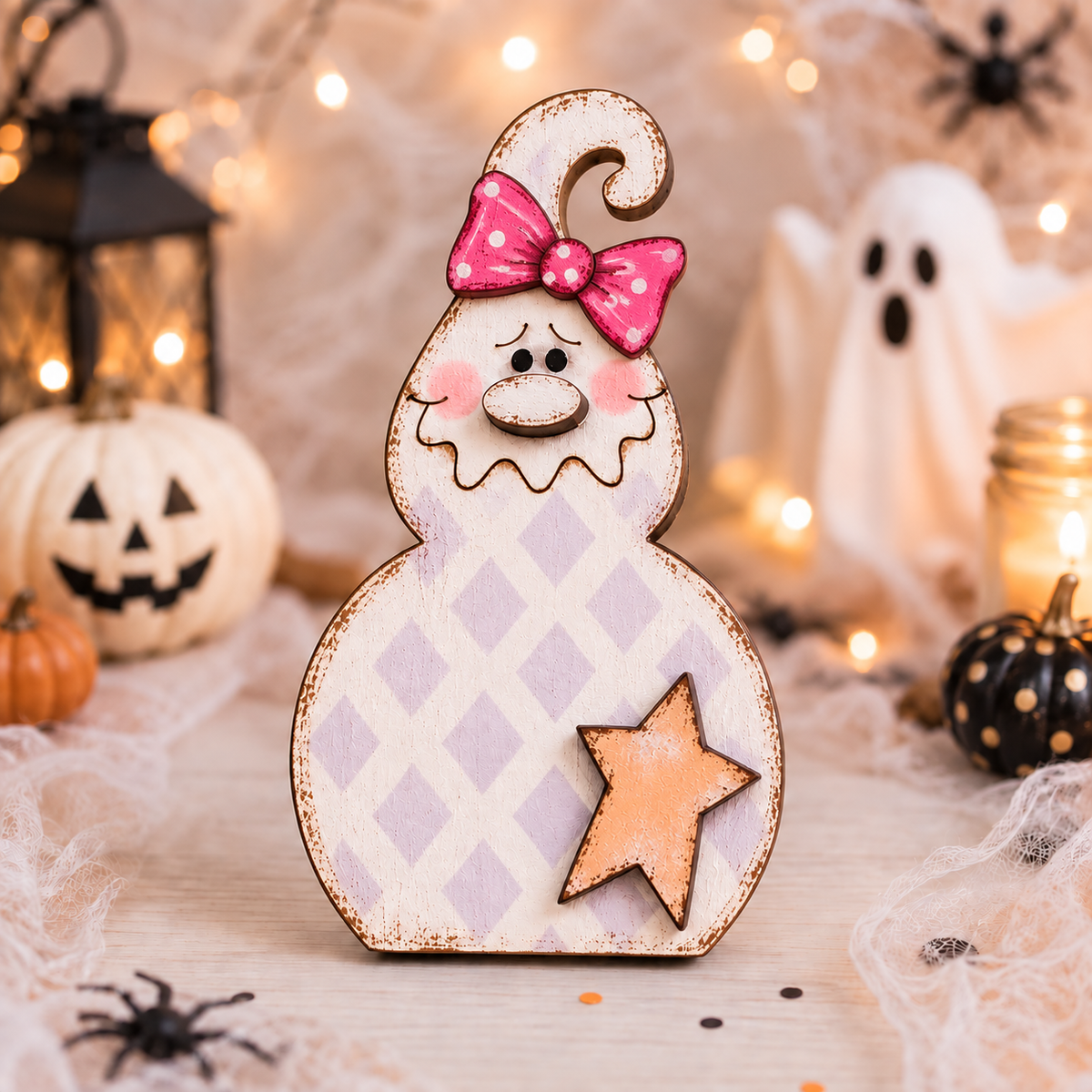 👻 Sweet Little Spook Wood Craft Kit