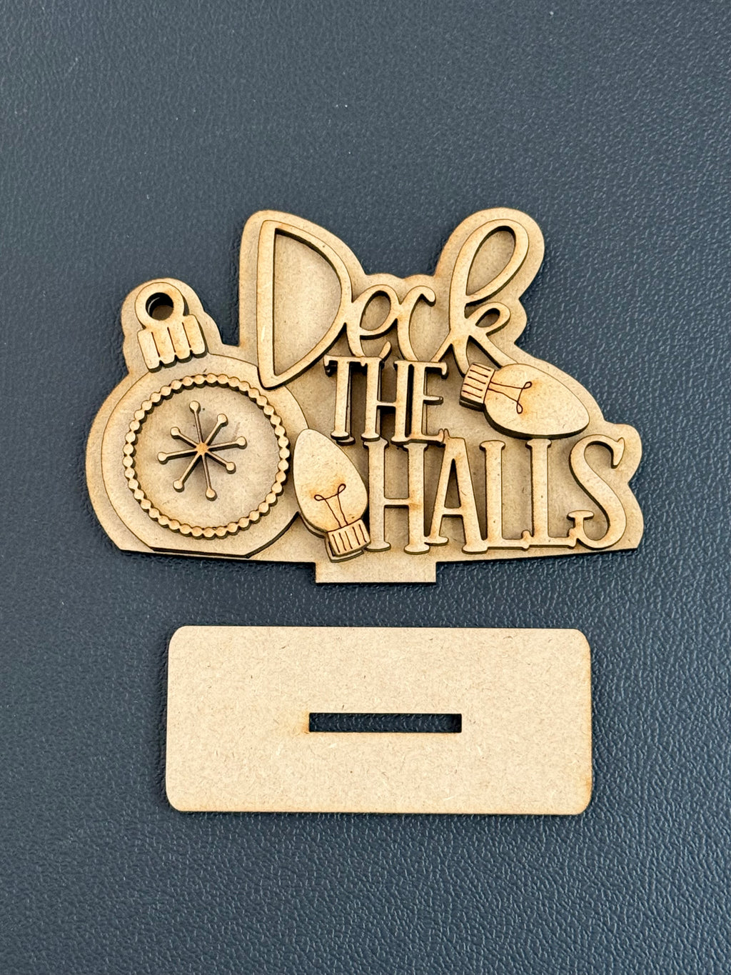 🎄 Little Deck THE Halls Shelf Sitter Wood Blank