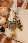 🎃☕ Pumpkin Spice Junkie Keychain