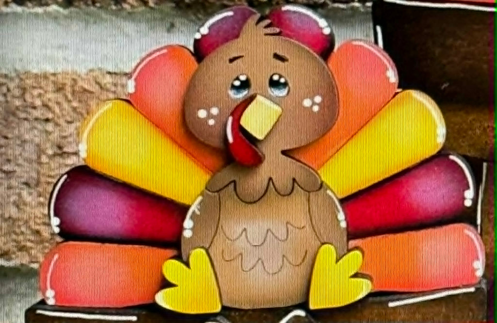 🦃 Little Turkey Shelf Sitter Wood Blank
